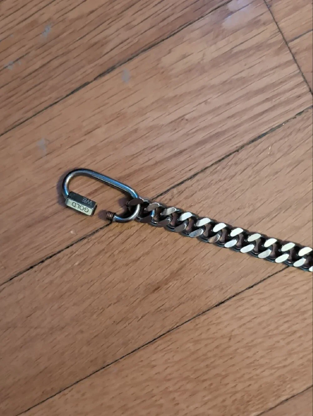 Silver & Gold Cuban Link Necklace